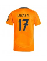 Real Madrid Lucas Vazquez #17 Venkovní Dres 2024-25 Krátký Rukáv